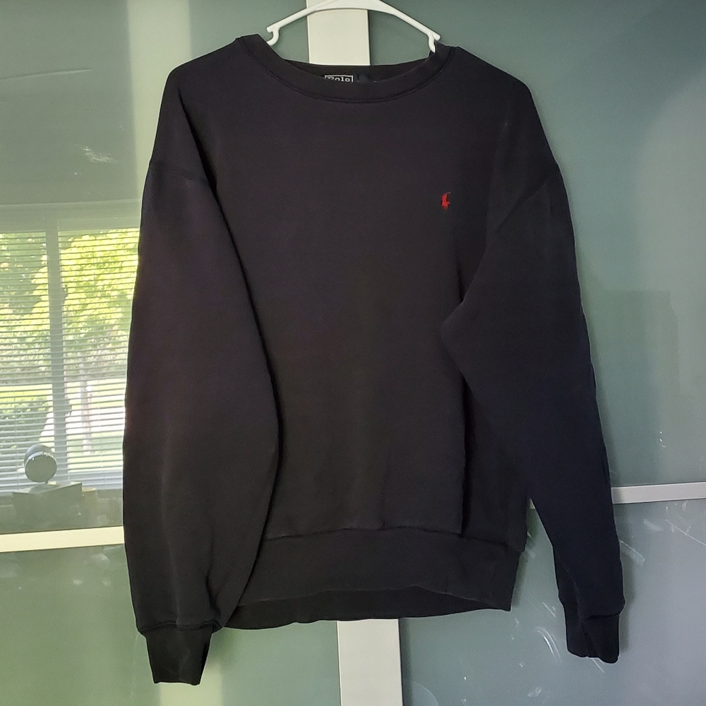 Dark Blue Navy Sweatshirt by Ralph Lauren